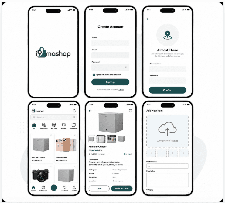 i9amaShop — Flutter Marketplace
