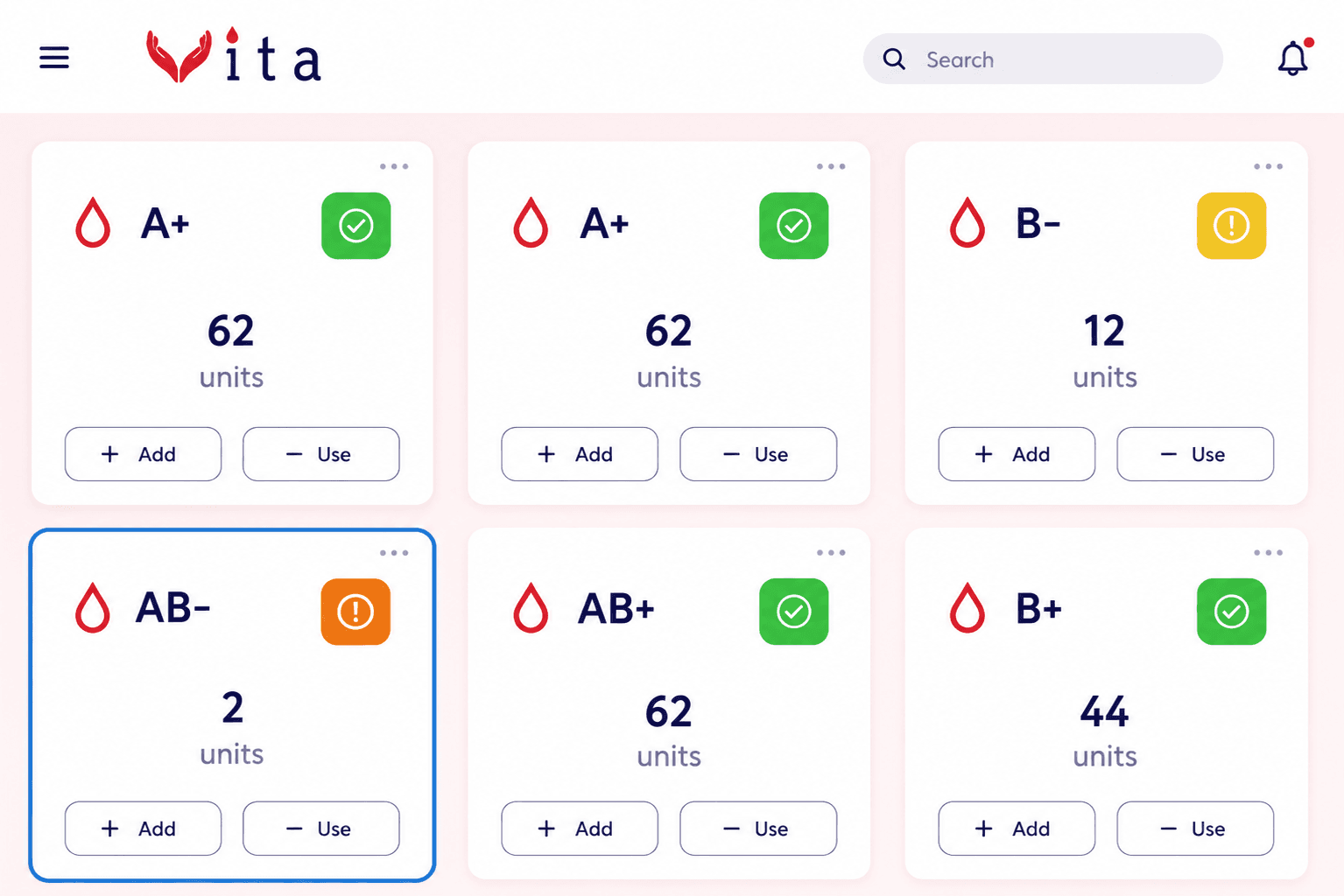 Blood Bank Platform Screenshot 3